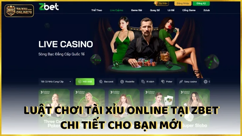 Luật Chơi Tài Xỉu Online Tại ZBet Chi Tiết Cho Bạn Mới